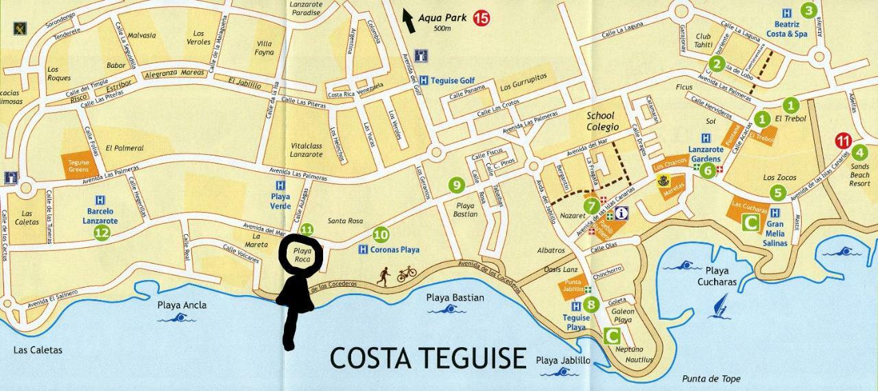 Beautiful Studio On The Seafront Costa Teguise Exterior foto